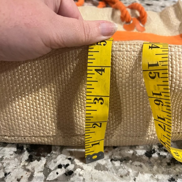 Escada Raffia Butterfly Rope Handle Tote Bag - Picture 6 of 11